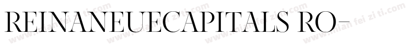 ReinaNeueCapitals Ro字体转换